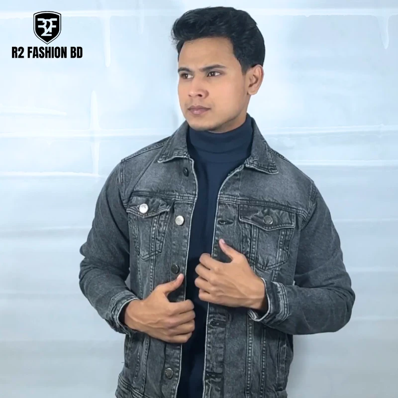 MEN'S DENIM JACKET ASH - 609