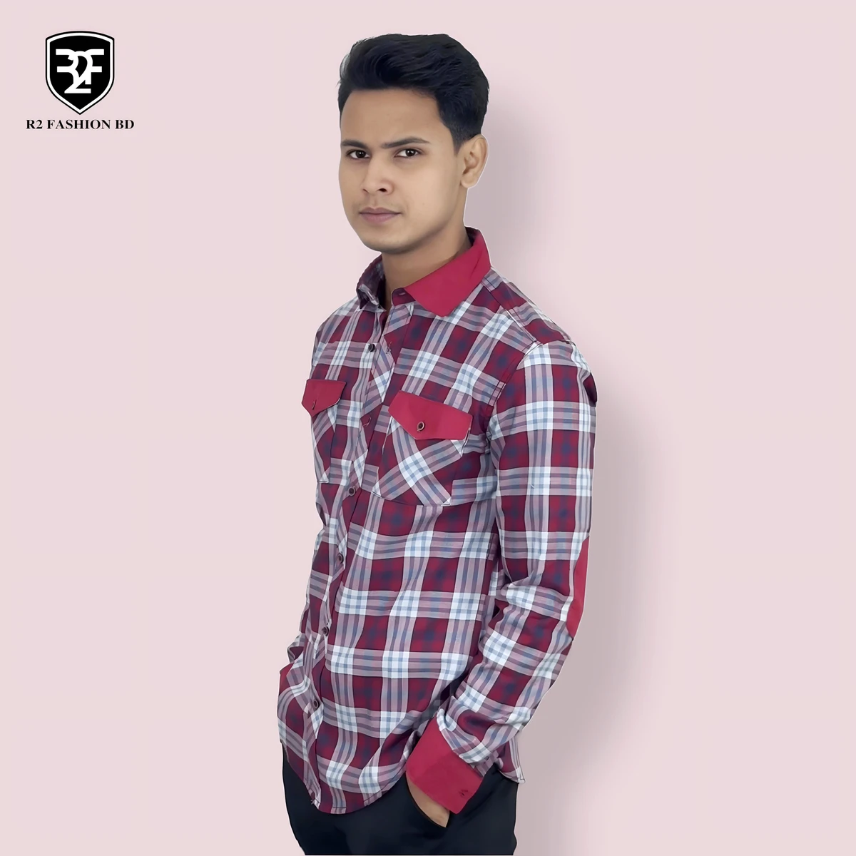 CHECK SHIRT CONTRAST CODE- 101