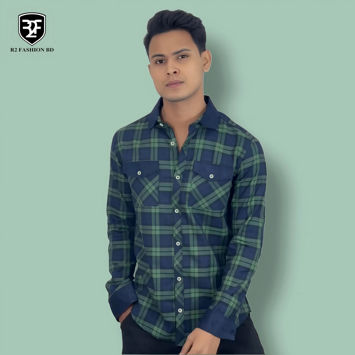 CHECK SHIRT CONTRAST CODE- 113